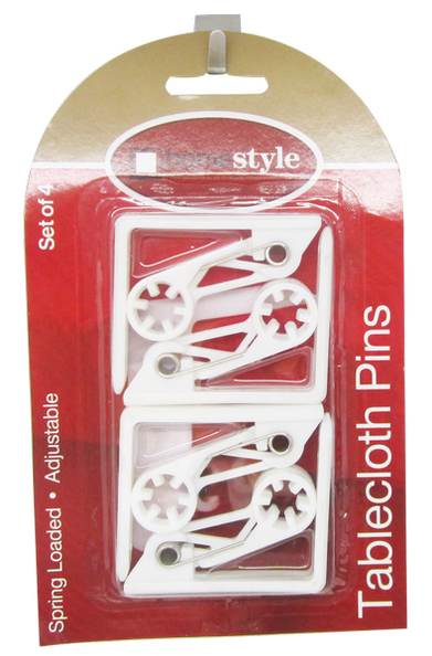 Homestyle Essentials Tablecloth Pins, 4-ct.