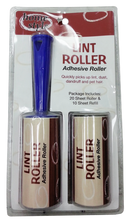 Lint Adhesive Roller With Refill, 30 Sheets
