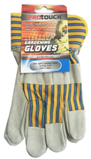 Heavy Duty Leather Palm Gardening Gloves, 1 pair
