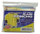 Rain Poncho With Hood For Adults, 52" x 80", 1-ct.