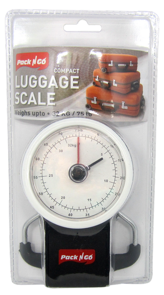 Pack N Go Compact Luggage Scale, 75 lbs. Capacity, 1-ct.