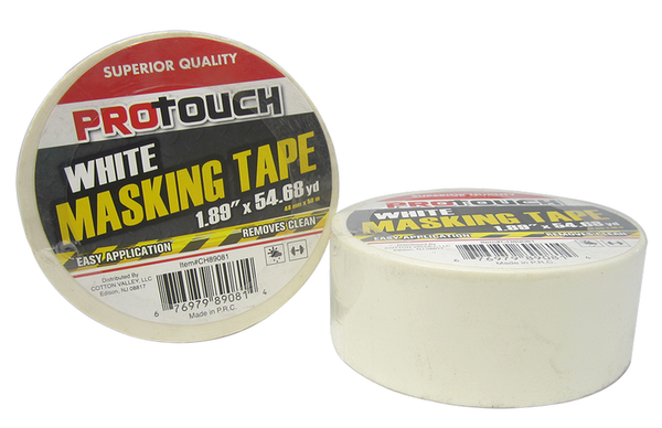 ProTouch White Masking Tape, 1.89 x 54.68 yards, 1-ct. – MarketCOL