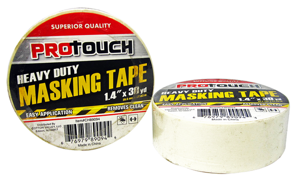 ProTouch Heavy Duty Masking Tape, 1.4" x 30 yards, 1-ct.