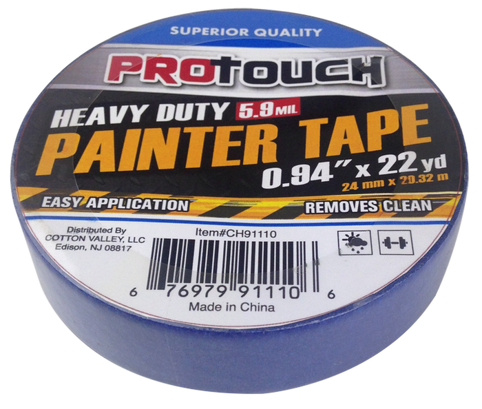 ProTouch Heavy Duty Painter Tape 5.9 mil, 0.94" x 22 yards, 1-ct.