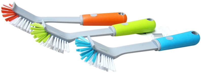 Clean House Dish Brush w/ Handle, 1-ct