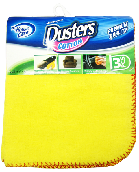 House Care Multi Purpose Dusters Cotton, 3-ct.