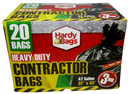 Hardy Bags 42 Gallon 3 Mil Heavy Duty Contractor Bags, 20 ct.