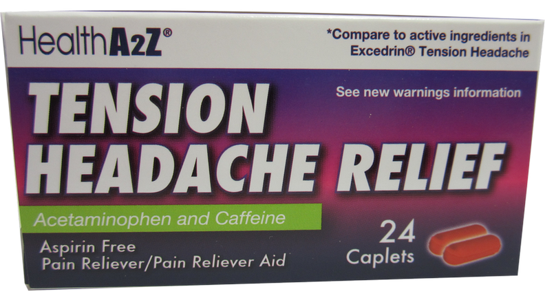 Health A2Z Tension Headache Relief, 24 Caplets