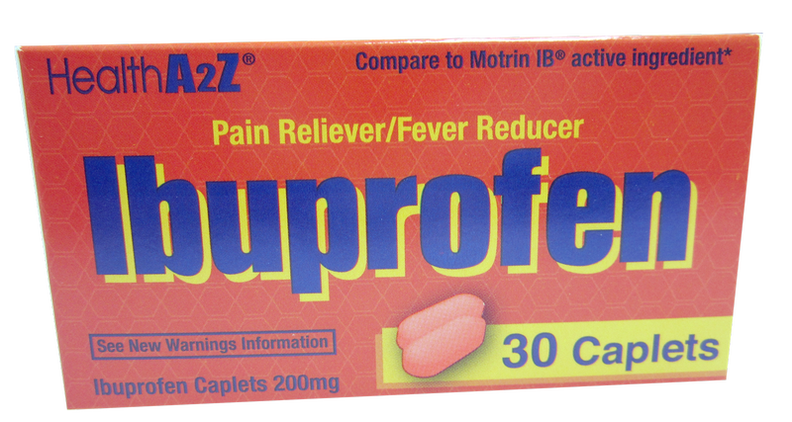 Health A2Z Ibuprofen Pain Reliever / Fever Reducer, 30 Caplets