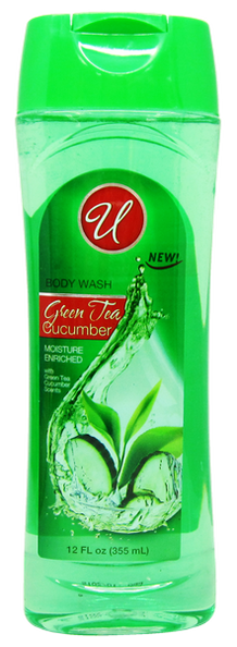 Green Tea Cucumber Scents Body Wash, 12oz