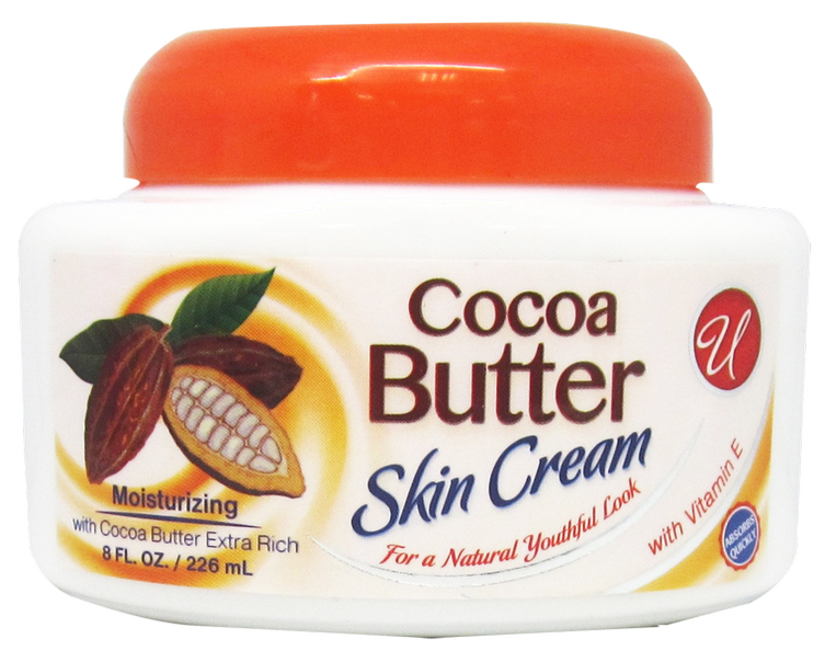 Cocoa Butter Skin Cream with Vitamin E, 8 fl oz.