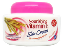 Nourishing Vitamin E Skin Cream For Dry Skin, 8 fl oz.