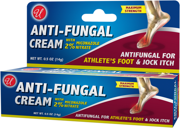 Anti-Fungal Cream with 2% Miconazole Nitrate, 0.5 oz.