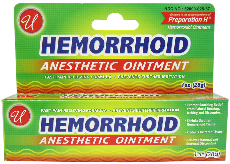 Hemorrhoid Anesthetic Ointment, 1 oz.