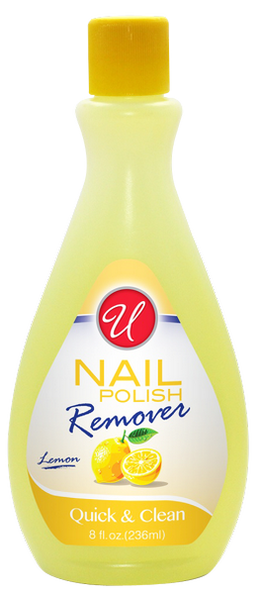 Lemon Nail Polish Remover, 8 fl oz.