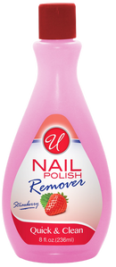 Strawberry Nail Polish Remover, 8 fl oz.