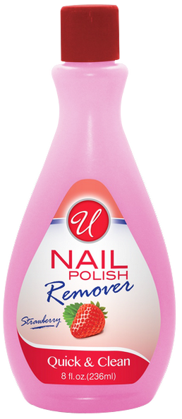 Strawberry Nail Polish Remover, 8 fl oz.