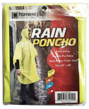 PVC Rain Poncho With Snap Buttons For Adults, 52" x 80", 1-ct.
