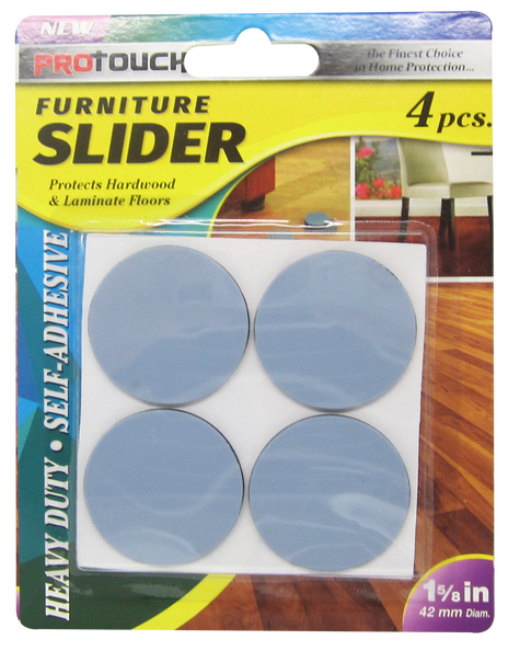 Furniture Sliders, 1 5/8", 4-ct.