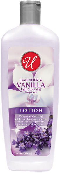 Lavender & Vanilla Light Soothing Fragrance Lotion, 20 fl oz.