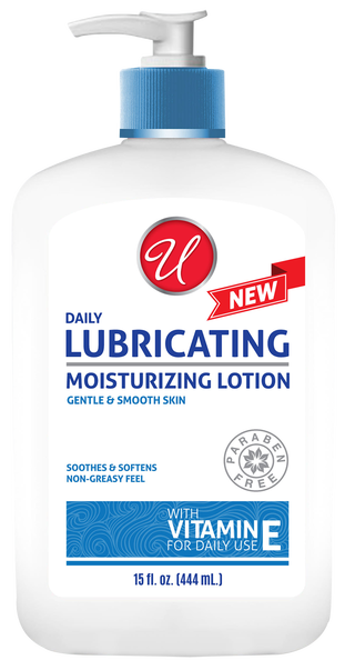 Daily Lubricating Moisturizing Lotion Vitamin E Daily Use, 15 fl oz