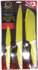 Set of 3 Non-Stick Coating Knife, 1 Pack