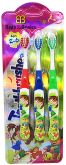 Kids Toothbrushes Ages (2-6), 3-ct.