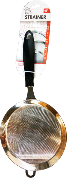 Stainless Steel Strainer Prima Collection, 15"
