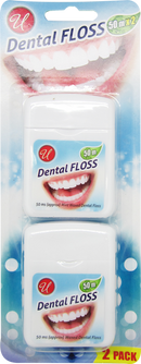 Dental Floss Mint Waxed, 100m, 2-ct.