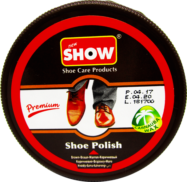 Brown Premium Shoe Polish, 1-ct