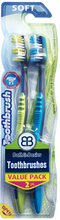 Soft Bristle Toothbrushes Value Pack, 2-ct.