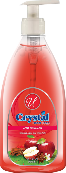 Universal Crystal Apple Cinnamon Hand Soap, 13.5 oz