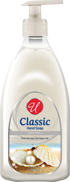 Universal Classic White Pearls Hand Soap, 13.5 oz