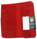 Hotel Collection by Homestyle Essentials 13" x 13" Wash Cloth, Sedona Red Color