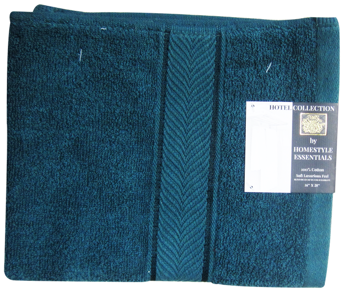 Hotel Collection Washcloth Soft Luxurious Feel Teal, 16"x 28", 1-ct