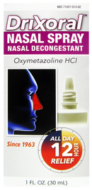 Drixoral Saline Nasal Spray Nasal Decongestant, 1.5 fl oz.