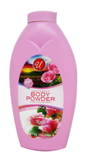 Rose Scent Absorbent Body Powder Pure Cornstarch, 10 oz.