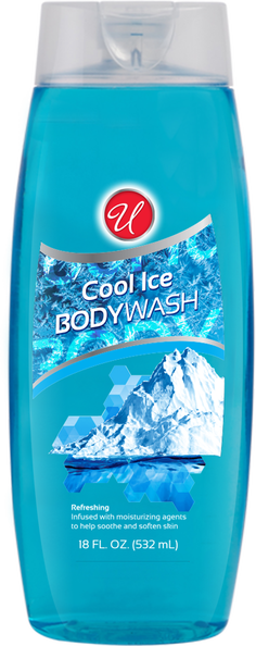 Universal Cool Ice Body Wash, 18 fl oz.