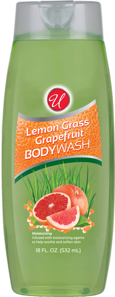 Moisturizing Lemon Grass Grapefruit Body Wash, 18 fl oz.
