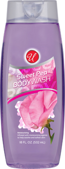 Universal Sweet Pea Body Wash, 18 fl oz.