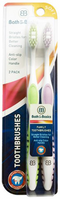 Soft Bristle Toothbrush, 2-ct.