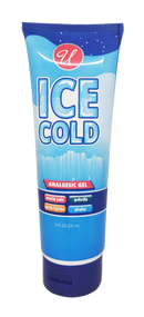 Ice Cold Analgesic Gel Squeeze Tube, 8 oz.