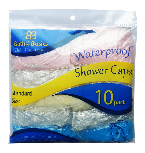 Waterproof Shower Caps, 10-ct.