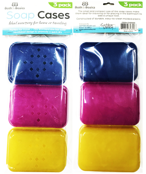 Soap Cases, 3-ct.
