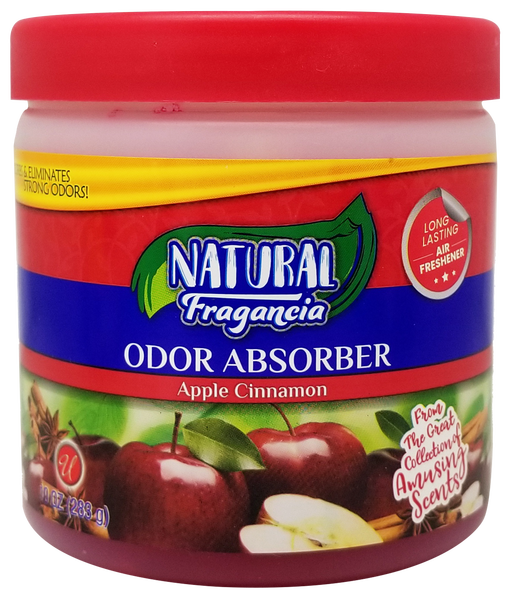 Apple Cinnamon Solid Gel Odor Absorber Air Freshener, 10oz