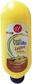 Fresh Vanilla Lotion Oil Infused with Sweet Vanilla Essence 18 fl oz