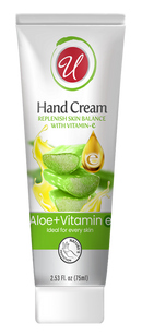 Aloe + Vitamin E Hand Cream Moisturizing Cream, 2.53 oz.