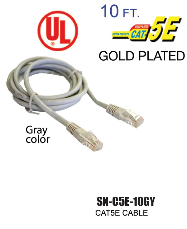 CAT 5e Network Cable, 10 ft.