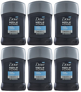 Dove Men+Care Cool Fresh Antiperspirant Deodorant, 50 ml (Pack of 6)