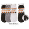 James Michael No Show Liner Socks 3PK Solid Assorted (Pack of 4)